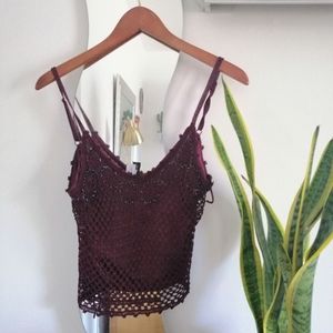 Vintage Forever 21 Embroidered Tank Top